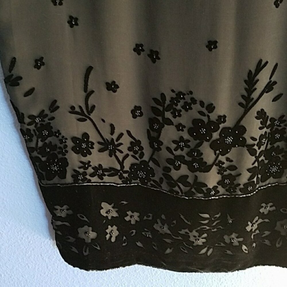 Long Sheer silk skirt - Picture 2 of 6